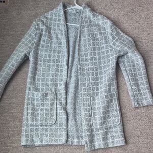 Reitmans Gray Textured Knit Cardigan